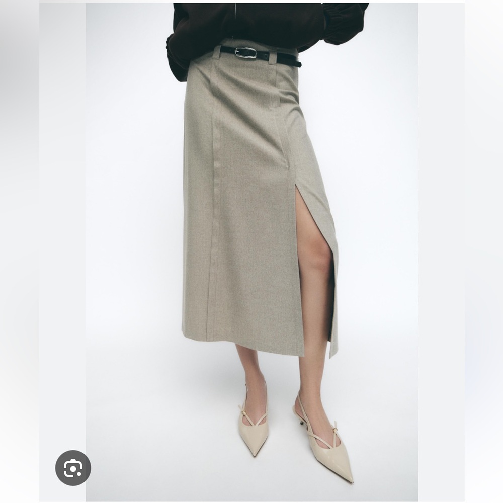 💫 Zara Maxi Skirt with Belt - NEW 💫 - Picture 5 of 14